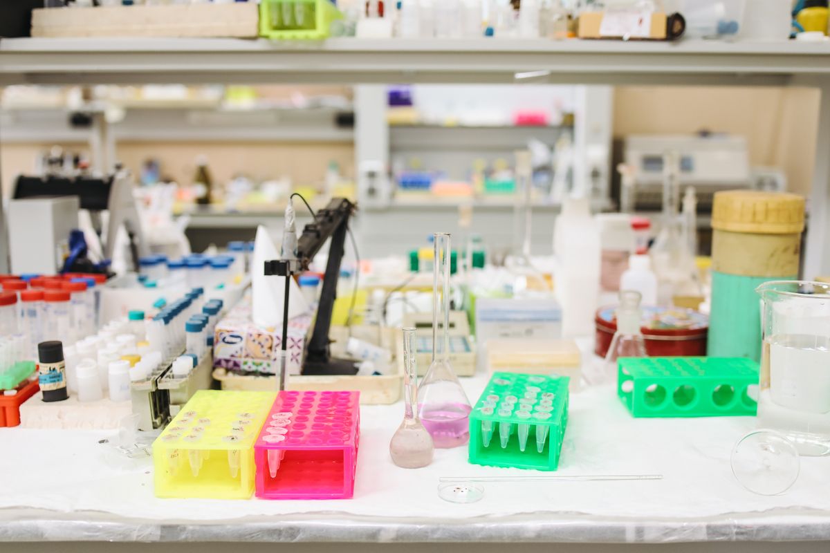 Paillasse de laboratoire
