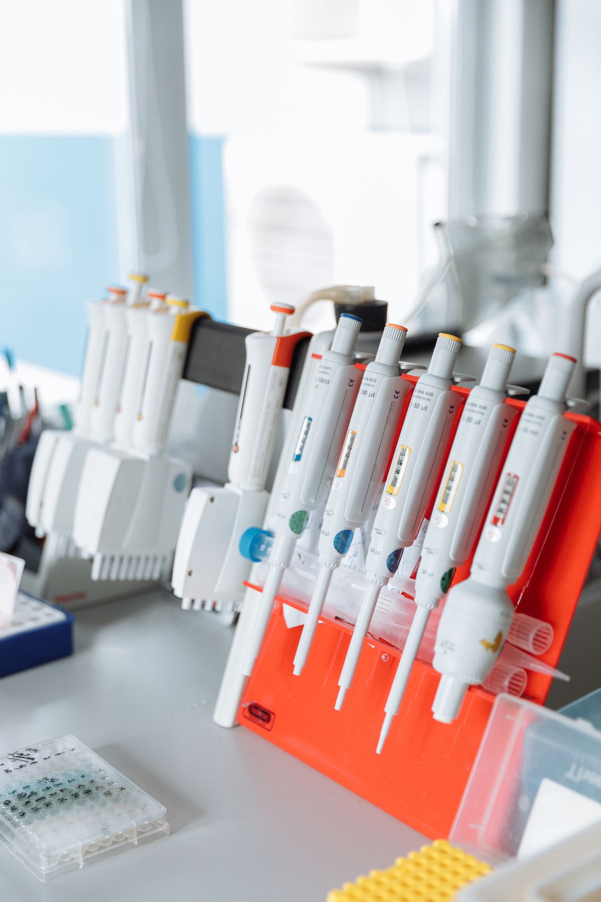 Pipettes de laboratoire